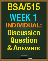 BSA/515 Week 1 Discussion: Best Practices in Project and Project-Portfolio Management
